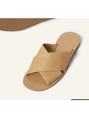 Everlane The Day Crossover Sandal Taupe Women’s Size 6.5